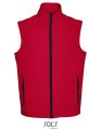 Heren Softshell Bodywarmer Sols Race Pepper Red